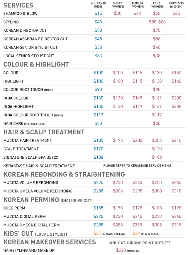Apgujeong Hair Studio Korean Hair Salon Best Korean Hair Salon In